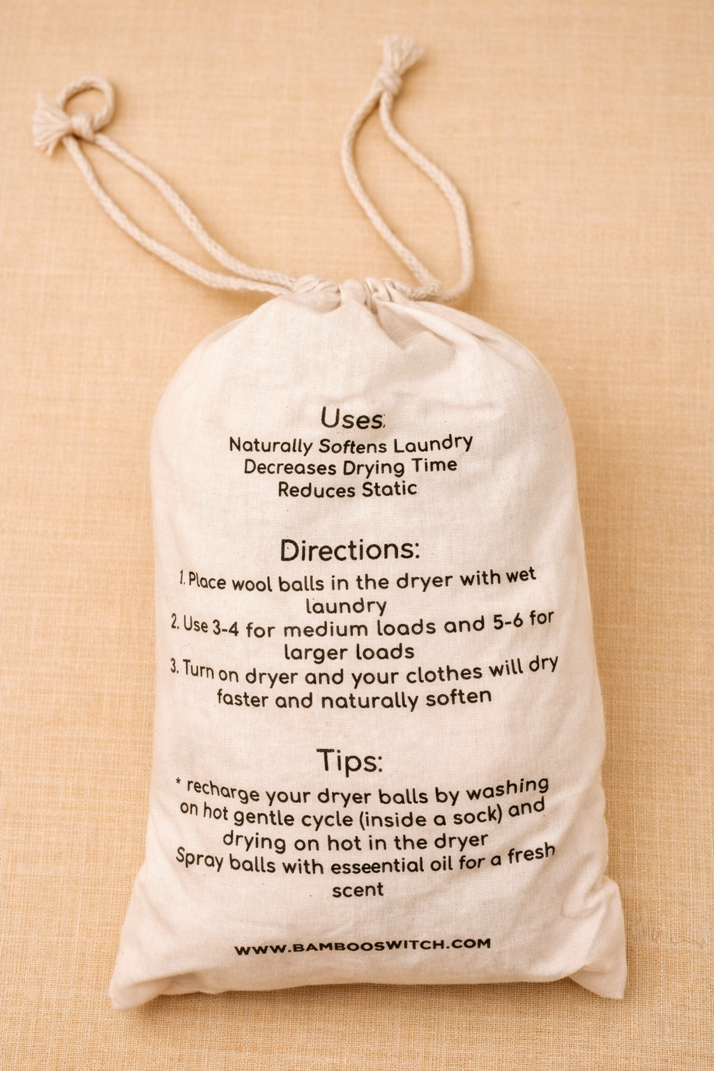 Bamboo Switch Wool Dryer Balls